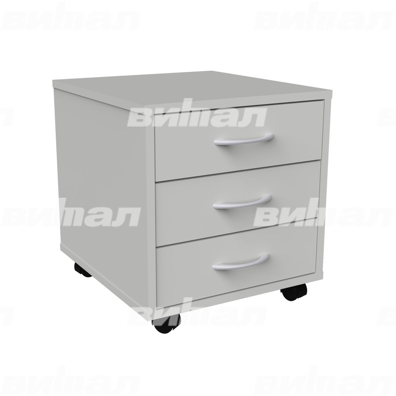 Тумба выкатная "Компакт"  (3 ящика)