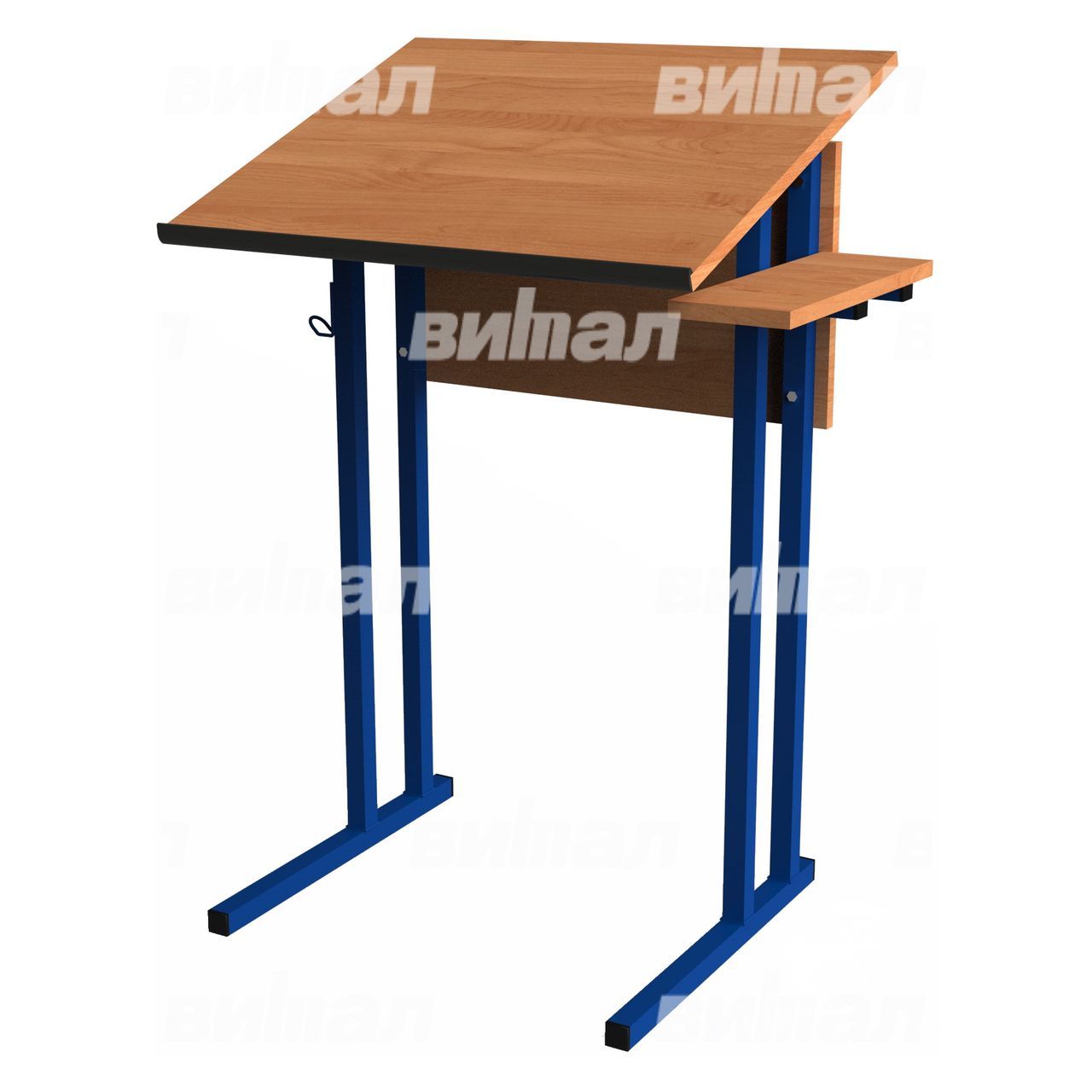 Стол для черчения и рисования (гр. 5,6) синий  RAL5002 Ольха 5 ЛДСП.