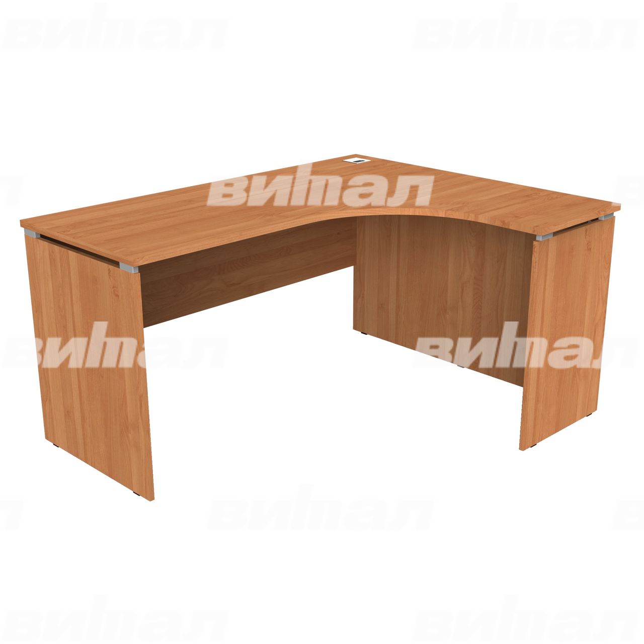 Стол для преподавателя угловой «Альма-1» Ольха ЛДСП