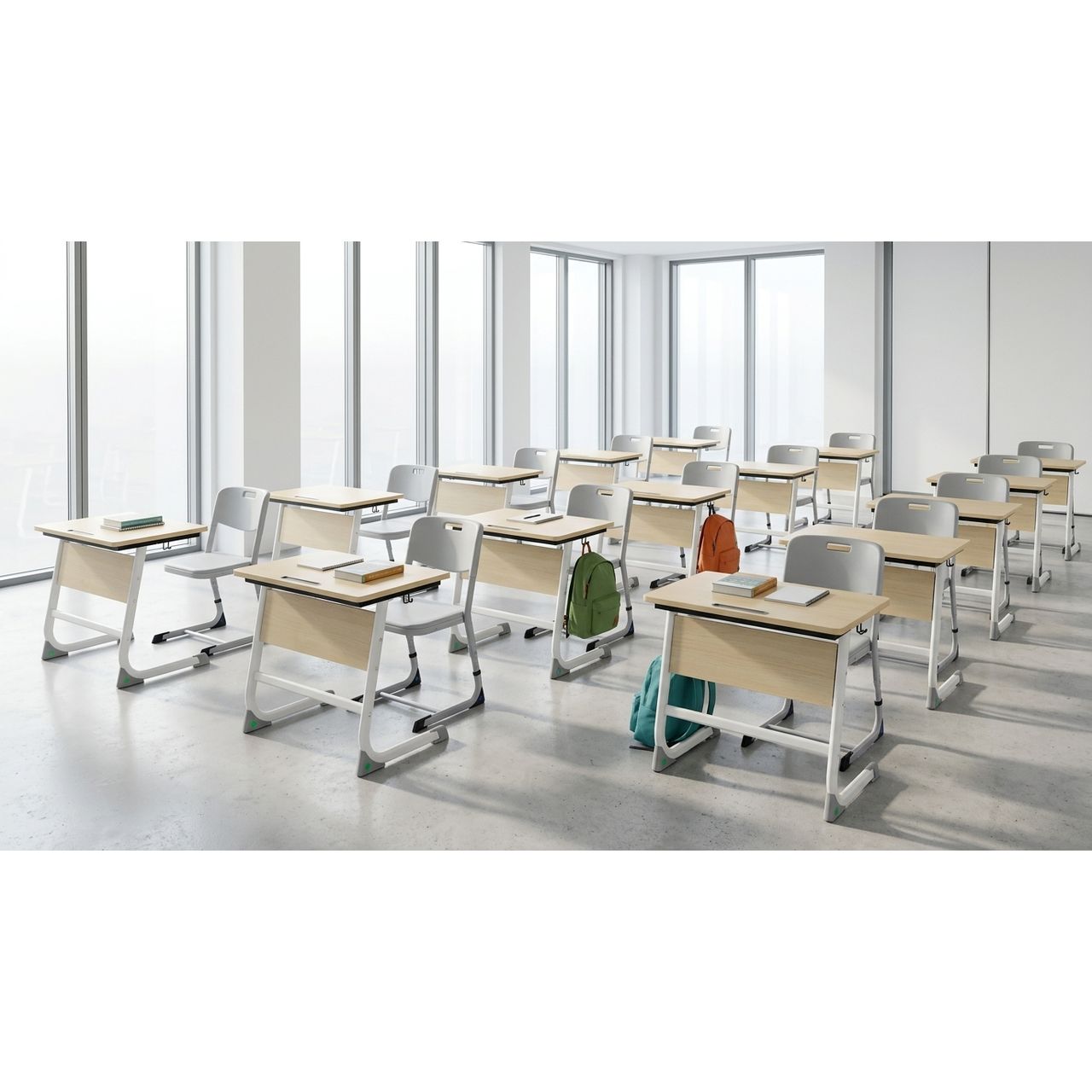 Стол ученический 1-местный регулируемый по высоте «L 50x30»