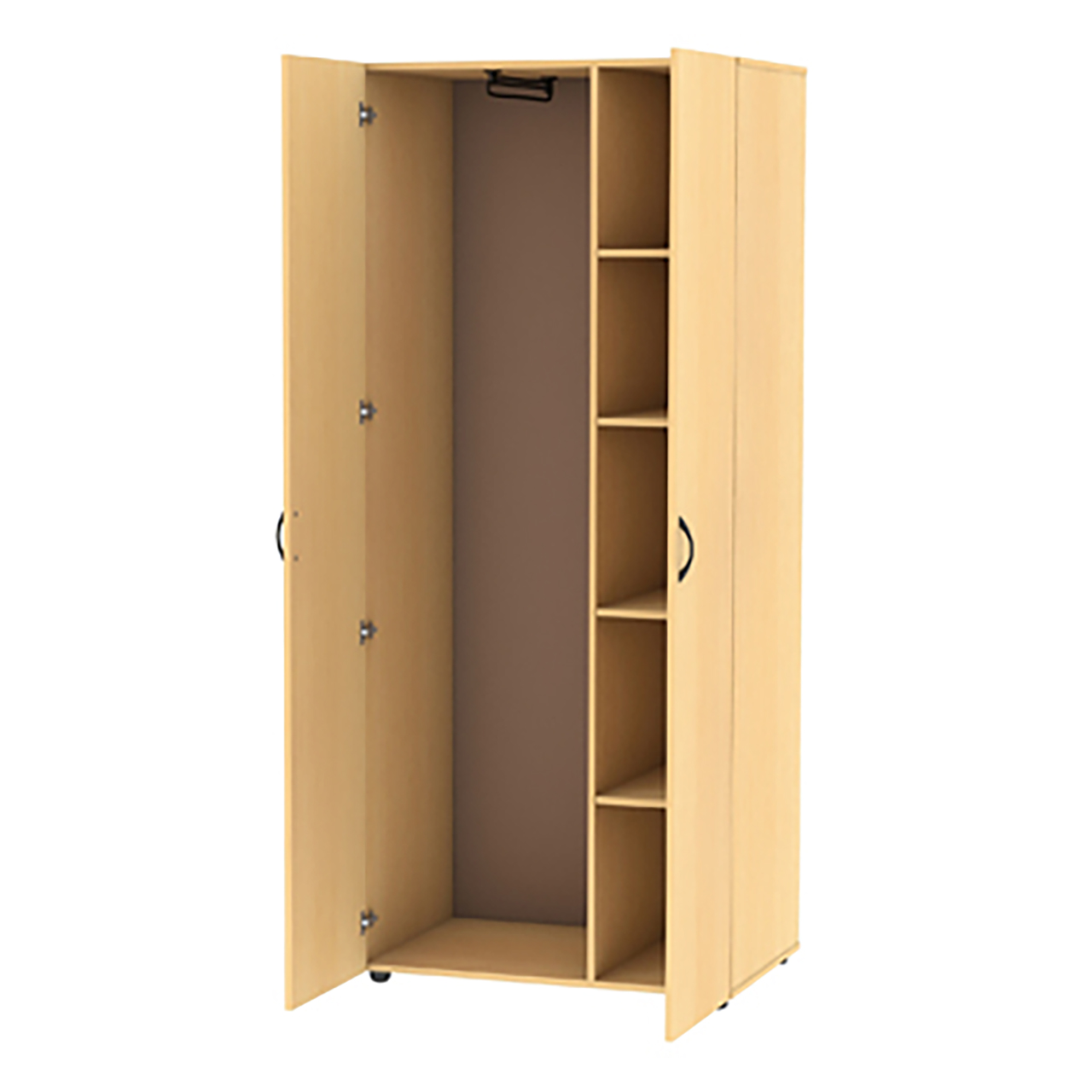 Шкаф для одежды комбинированный с доп. полками Бук натур