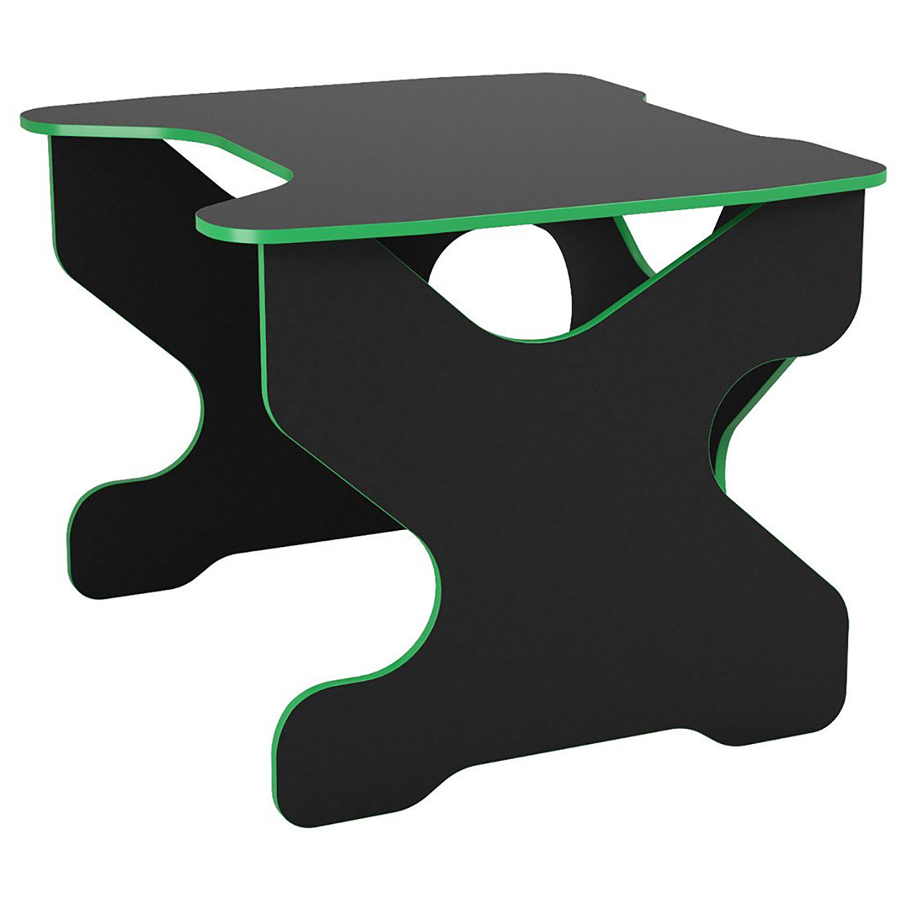 Компьютерный стол Ивент Зелёный/Черный
