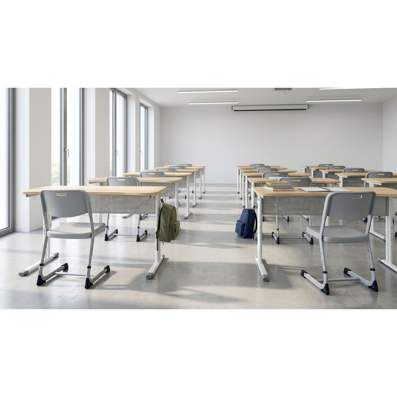 Стол ученический 1-местный регулируемый (Мод-ПЭ-ЭРГ)