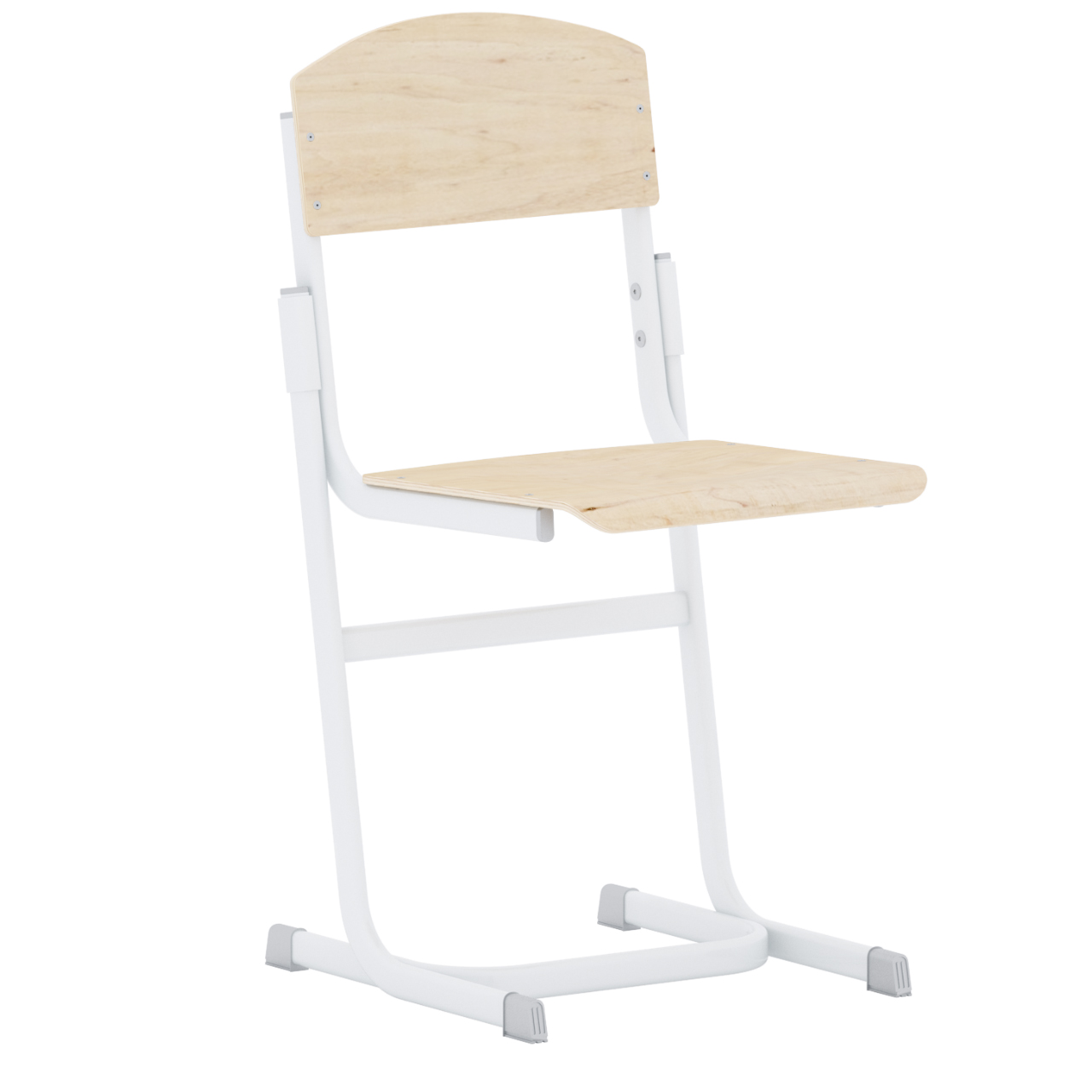 Стул ученический регулируемый белый 5-7